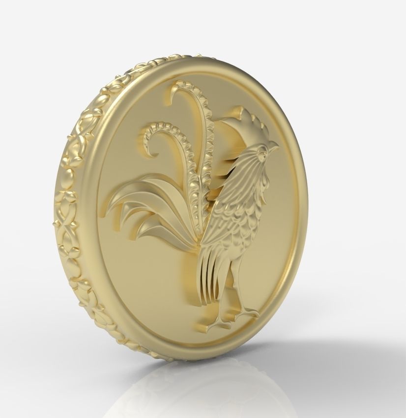Chinese Zodiac Rooster 3D print model_18