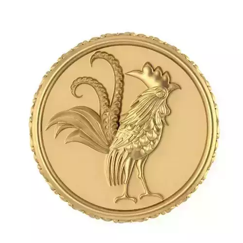Chinese Zodiac Rooster 3D print model