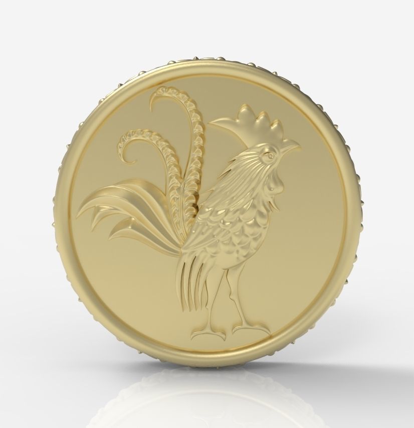 Chinese Zodiac Rooster 3D print model_15