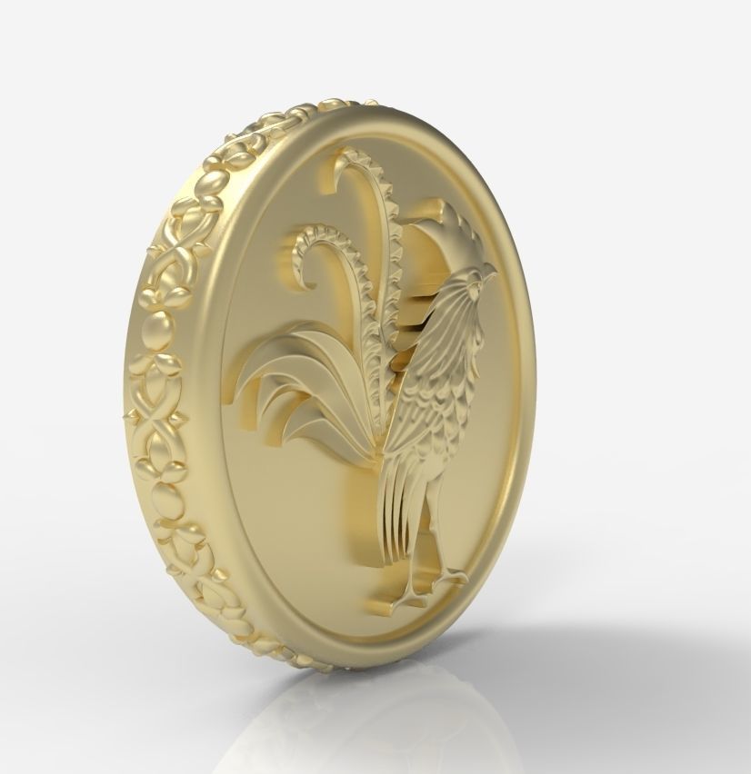 Chinese Zodiac Rooster 3D print model_13