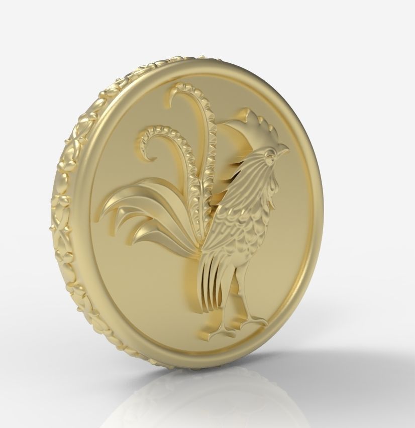 Chinese Zodiac Rooster 3D print model_19
