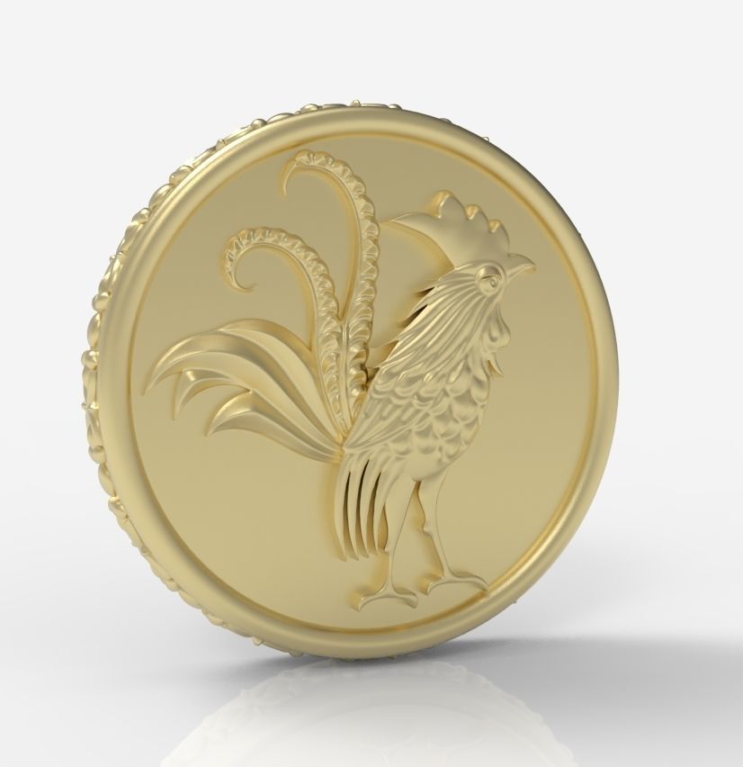 Chinese Zodiac Rooster 3D print model_22