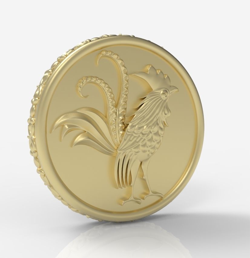 Chinese Zodiac Rooster 3D print model_21