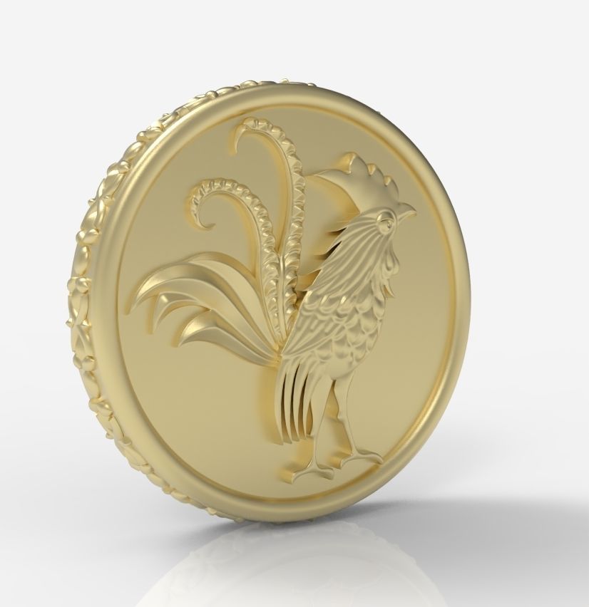 Chinese Zodiac Rooster 3D print model_20