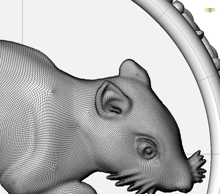 Chinese Zodiac Rat 3D print model_2
