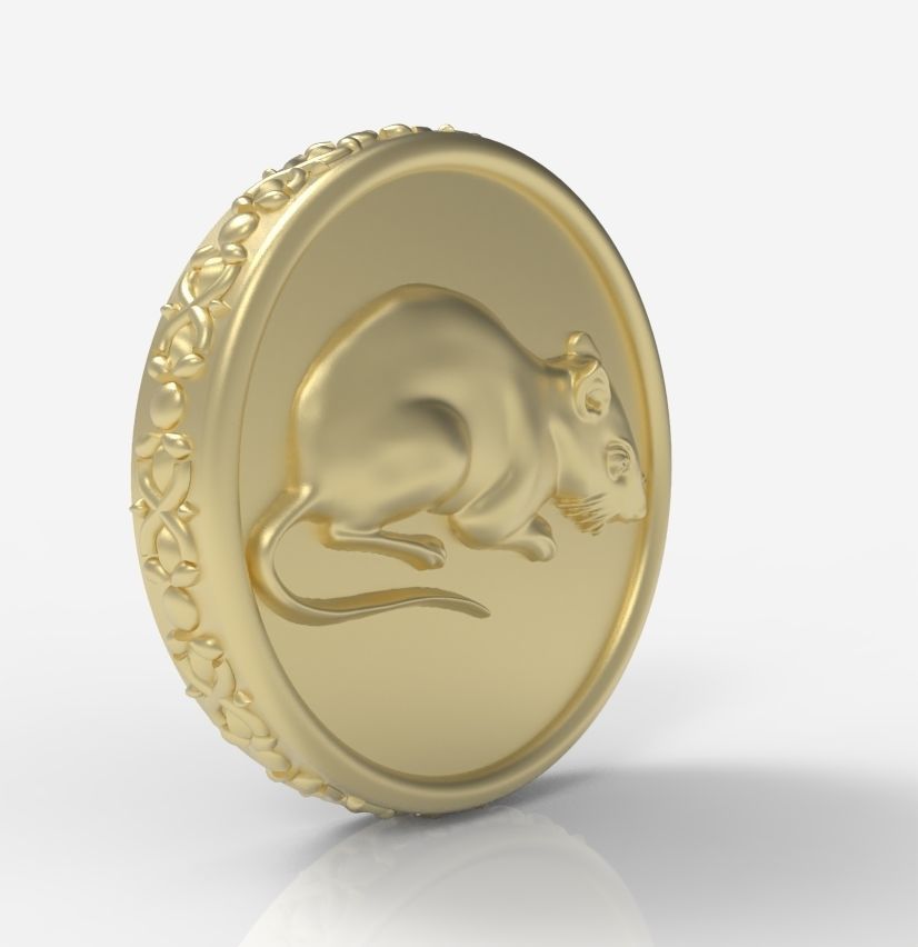 Chinese Zodiac Rat 3D print model_17