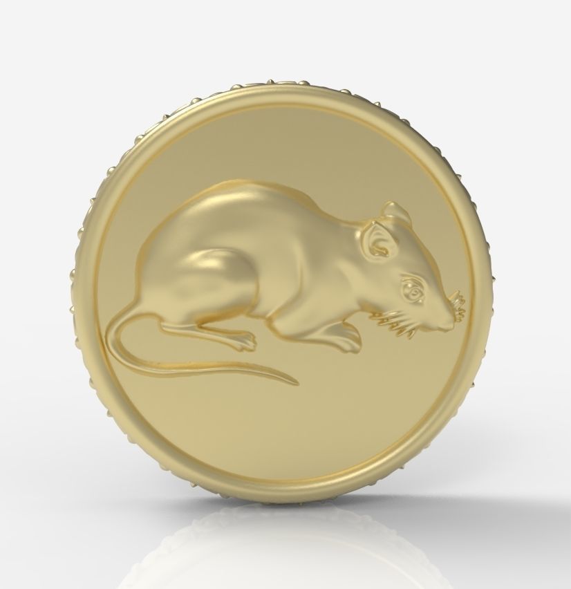 Chinese Zodiac Rat 3D print model_14