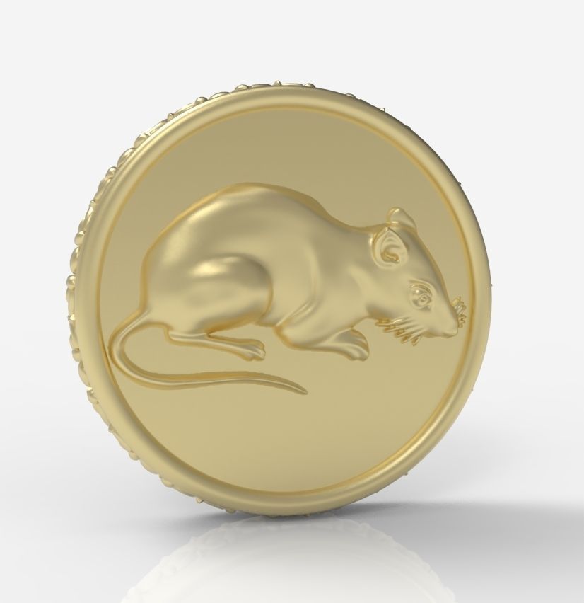 Chinese Zodiac Rat 3D print model_23