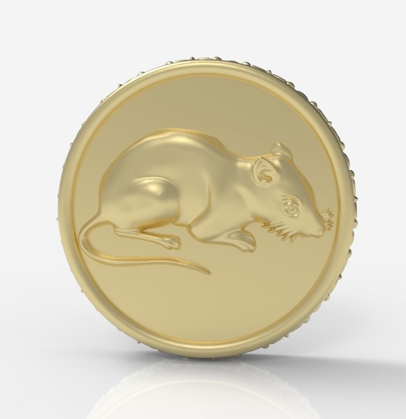 Chinese Zodiac Rat 3D print model_16