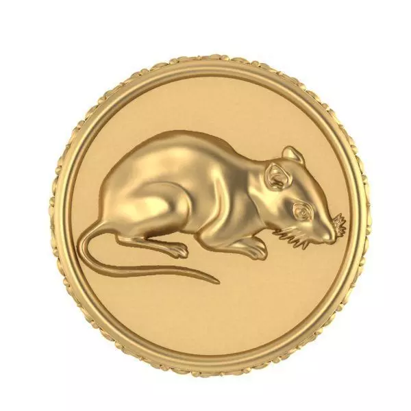 Chinese Zodiac Rat 3D print model_0