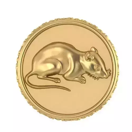 Chinese Zodiac Rat 3D print model