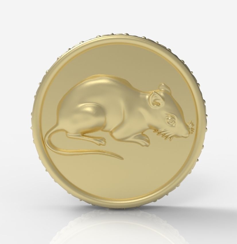 Chinese Zodiac Rat 3D print model_15