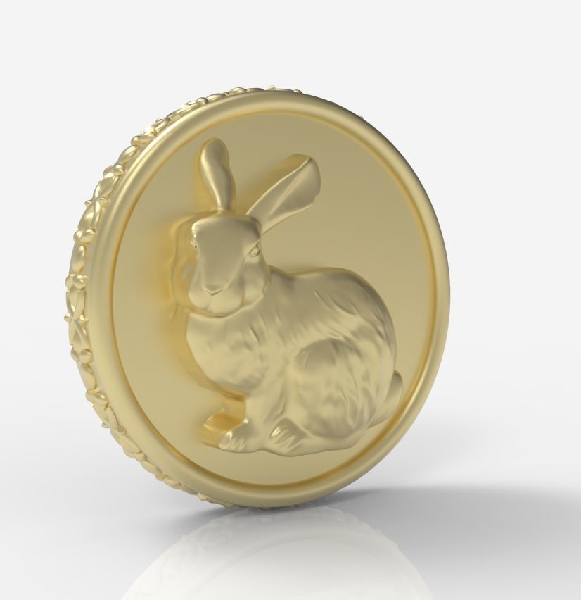 Chinese Zodiac Rabbit 3D print model_20