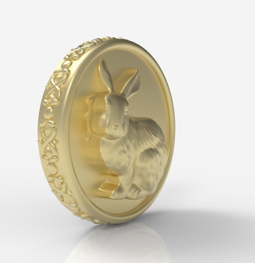Chinese Zodiac Rabbit 3D print model_13