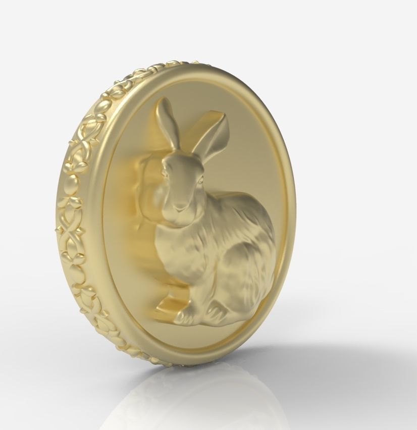 Chinese Zodiac Rabbit 3D print model_17