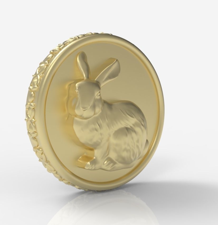 Chinese Zodiac Rabbit 3D print model_19
