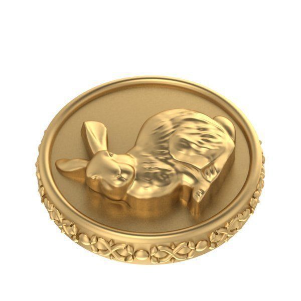 Chinese Zodiac Rabbit 3D print model_1