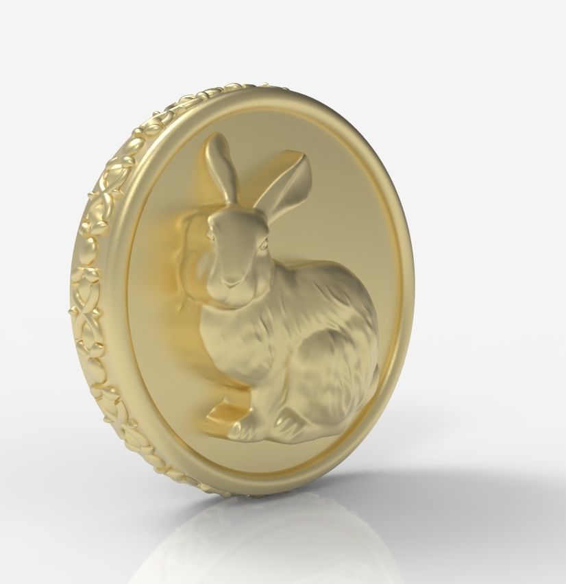 Chinese Zodiac Rabbit 3D print model_18