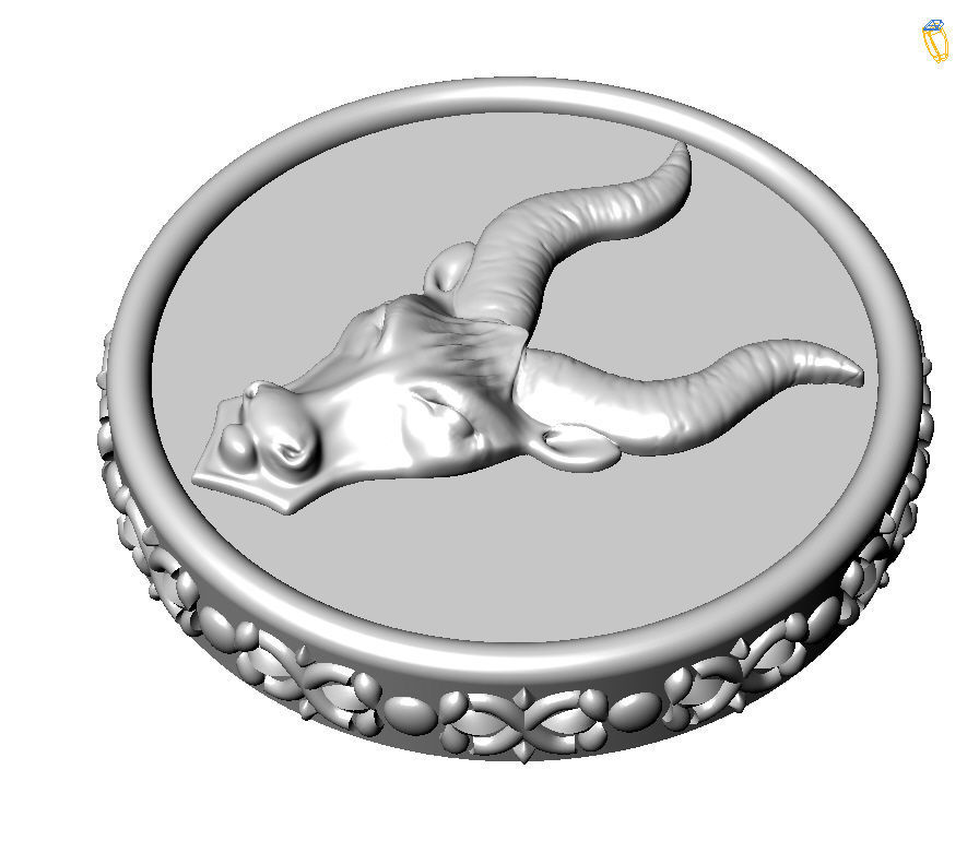 Chinese Zodiac Ox 3D print model_4