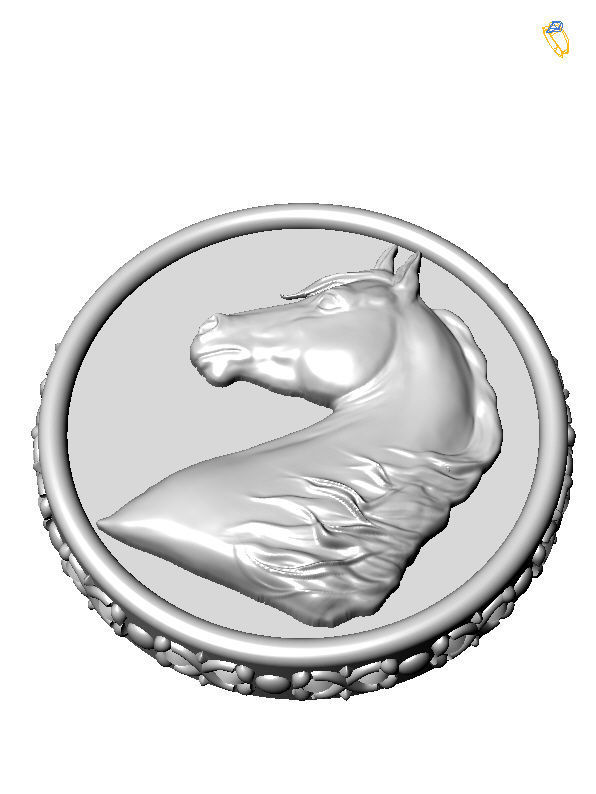 Chinese Zodiac Horse 3D print model_3