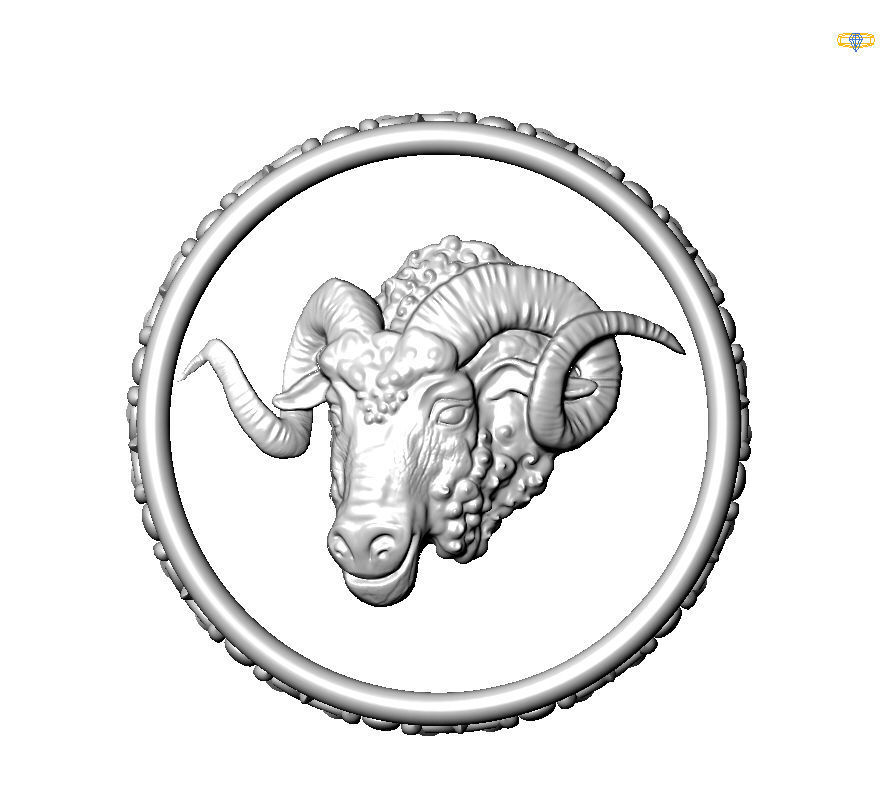 Chinese Zodiac Goat 3D print model_3