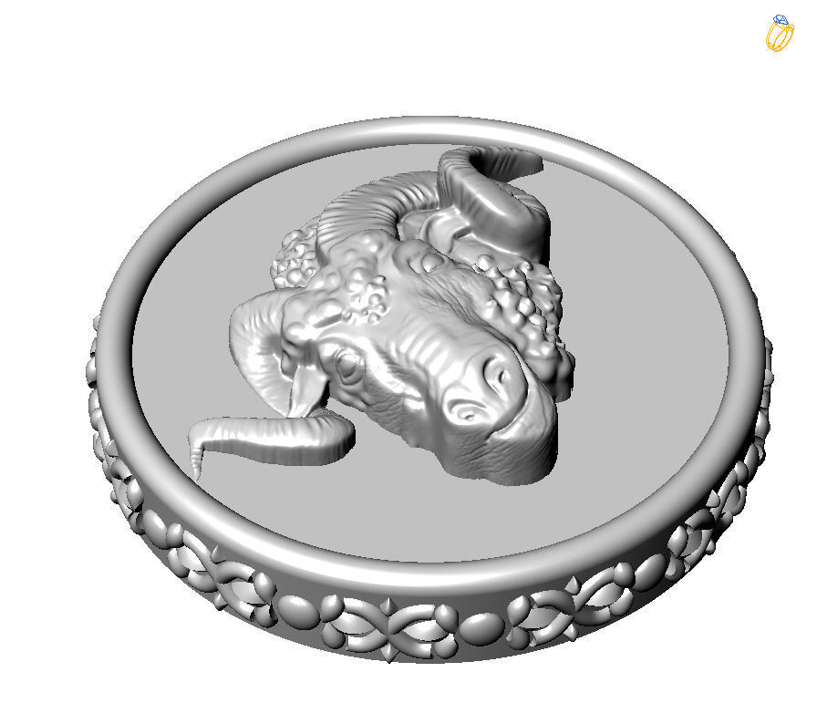 Chinese Zodiac Goat 3D print model_4