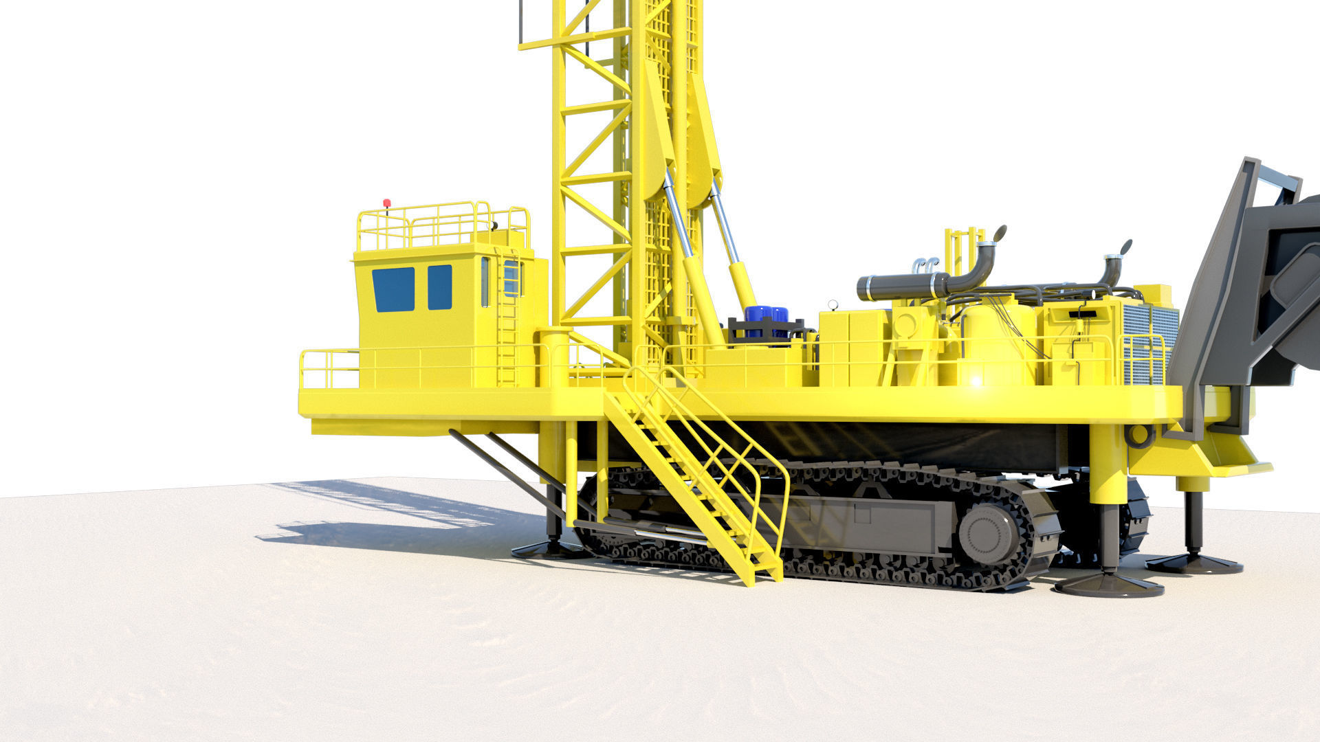 Drilling Machine 3D model 3D model_6