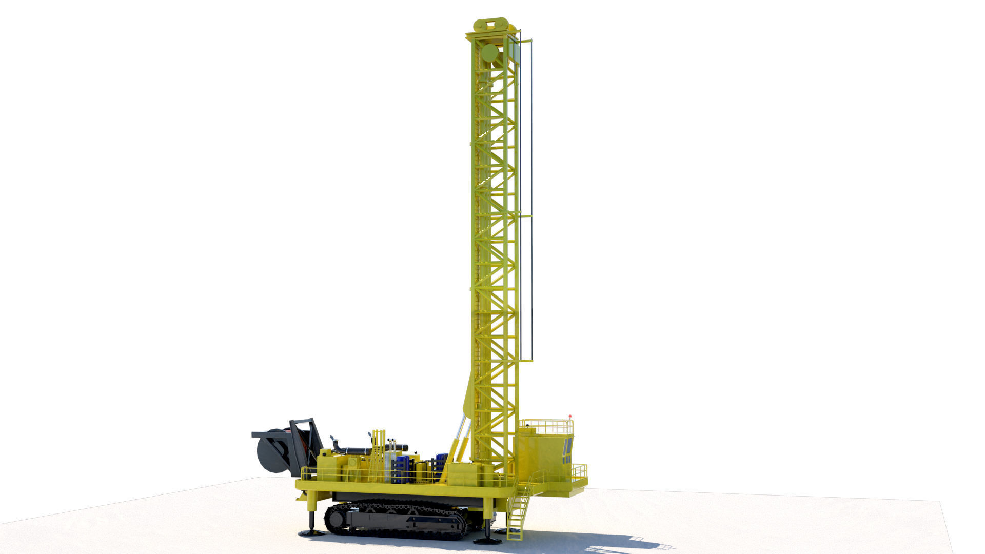 Drilling Machine 3D model 3D model_1