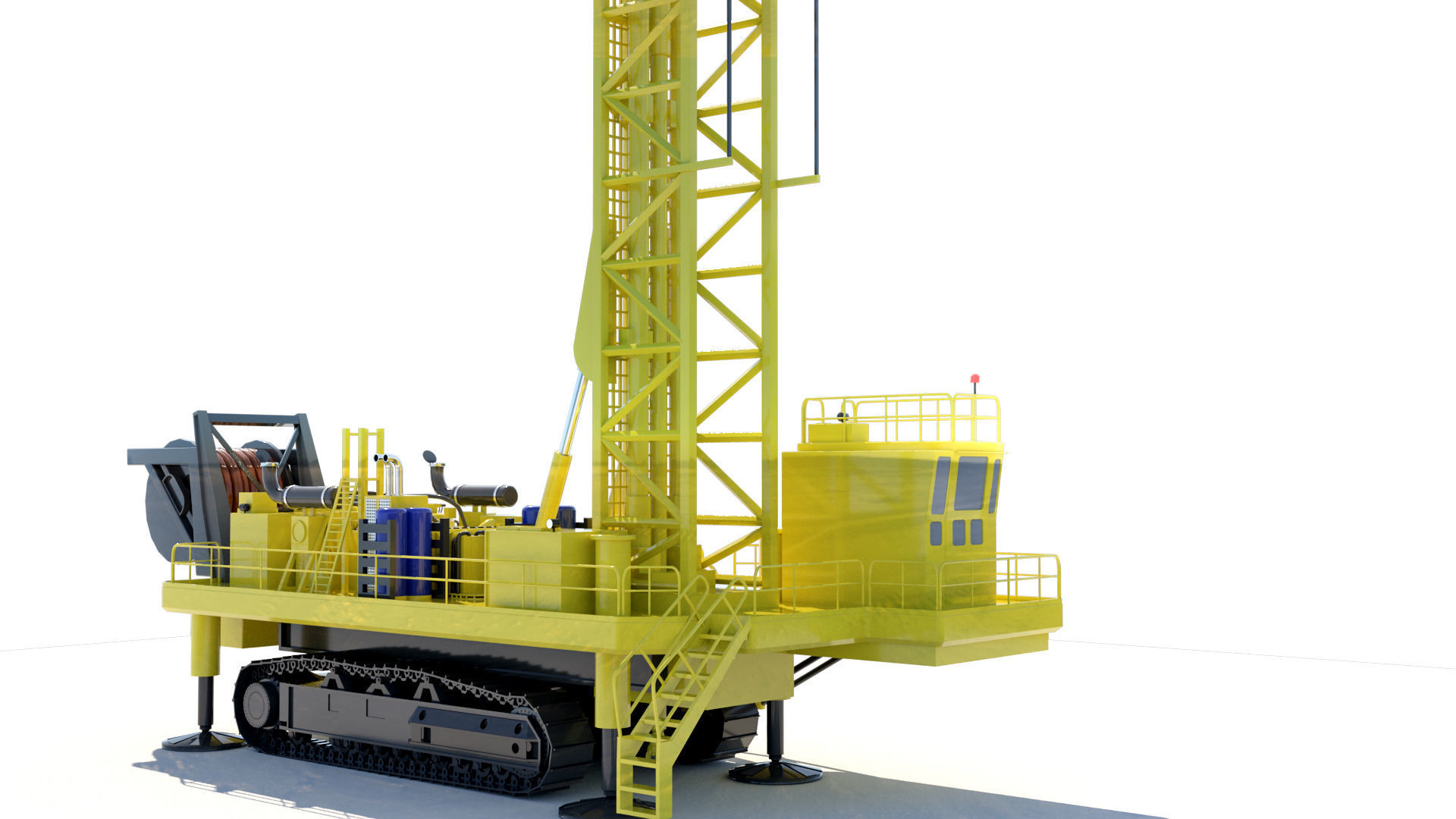 Drilling Machine 3D model 3D model_5
