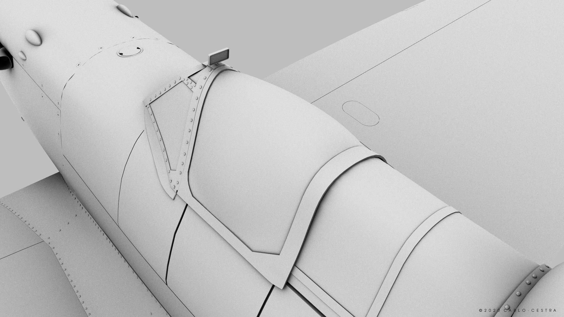 SPITFIRE TR MK9 3D model_17