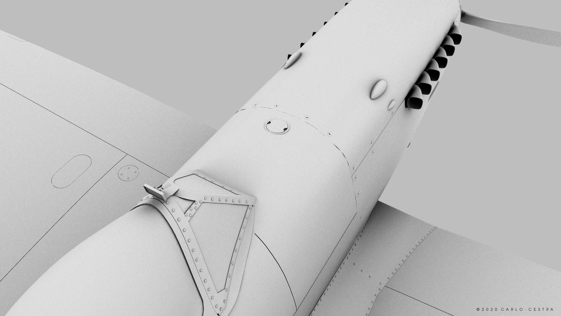 SPITFIRE TR MK9 3D model_16