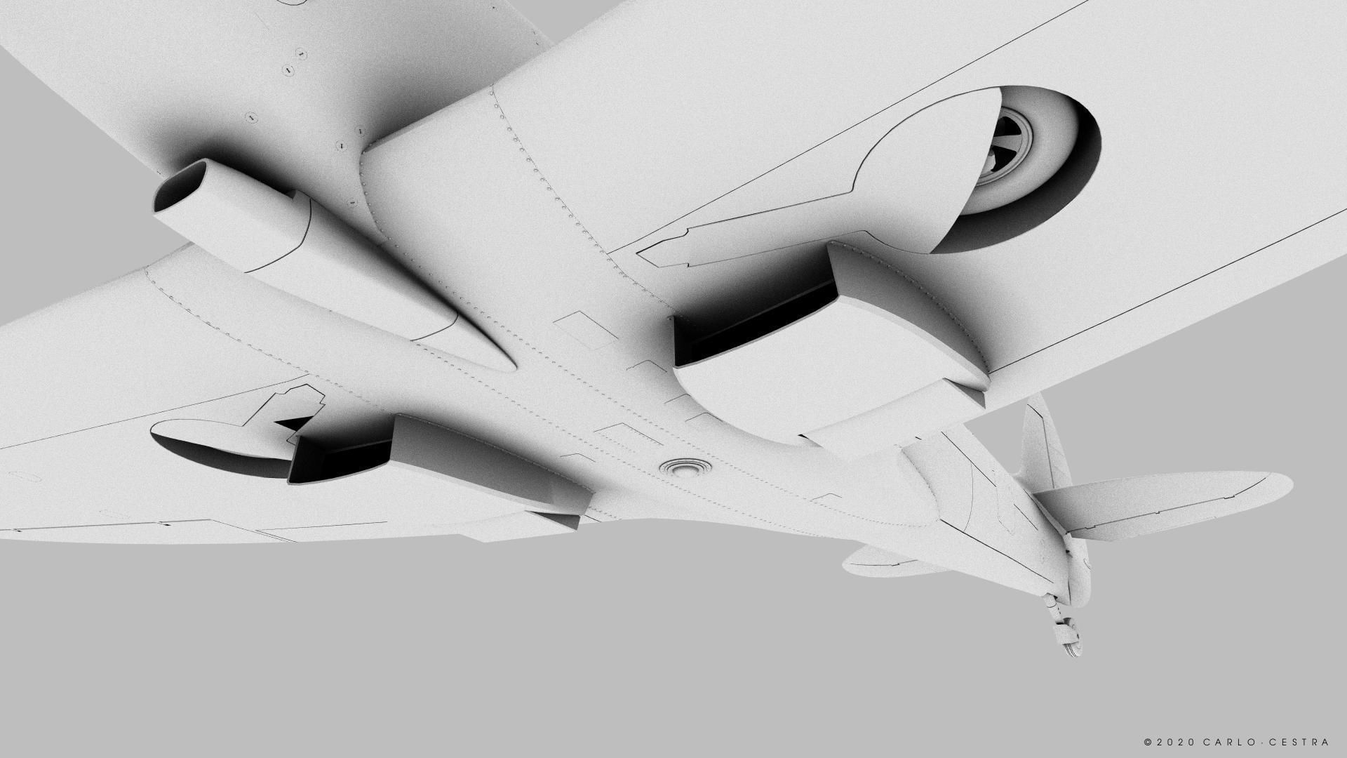 SPITFIRE TR MK9 3D model_19