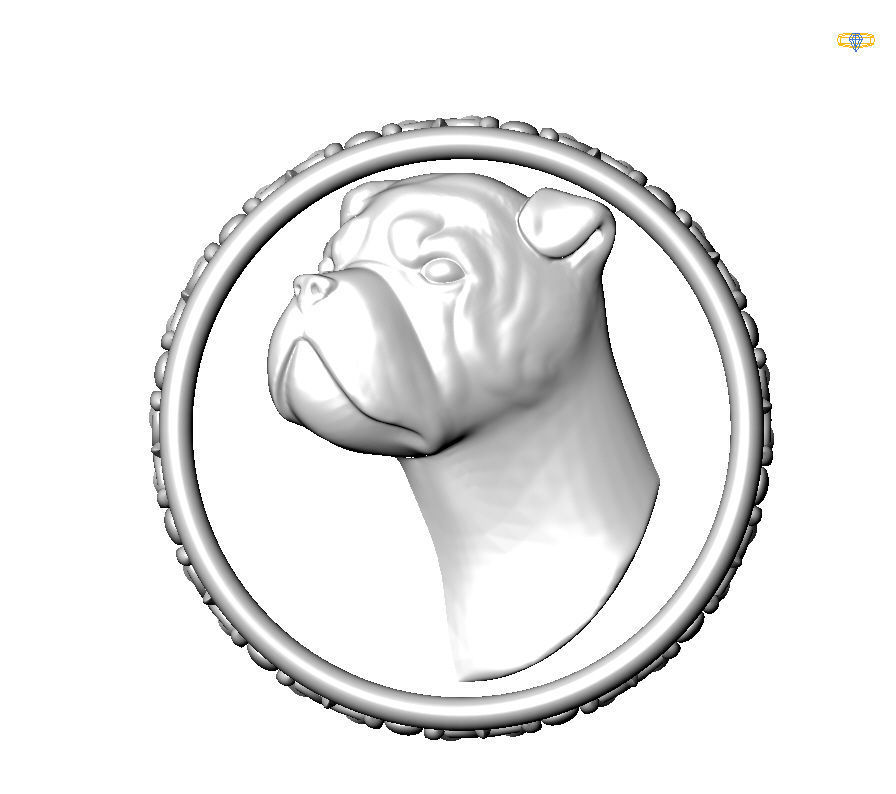 Chinese Zodiac Dog 3D print model_4