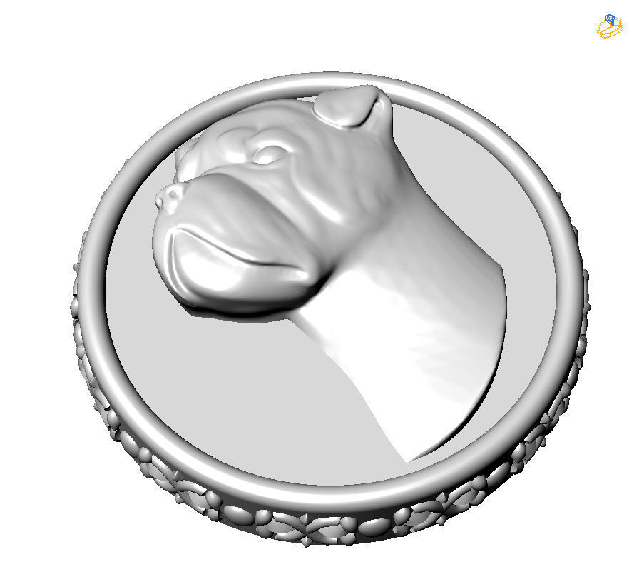 Chinese Zodiac Dog 3D print model_3