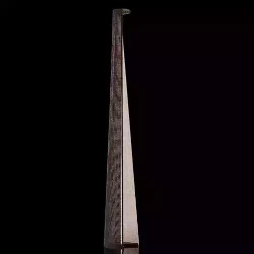 Elegant wicker floor lamp 