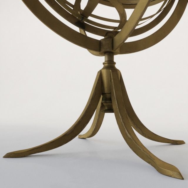  Armilar Sphere 3D model_4