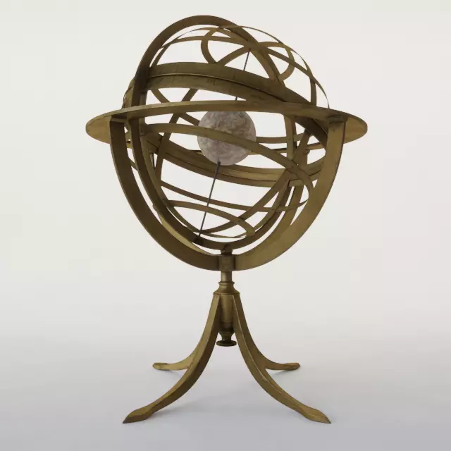  Armilar Sphere 3D model_0