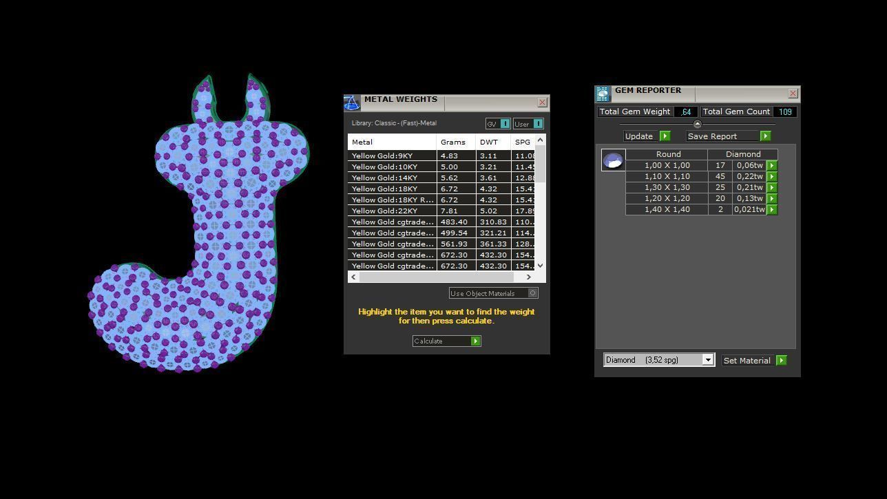 Alphabet Bubble J 3D print model_14