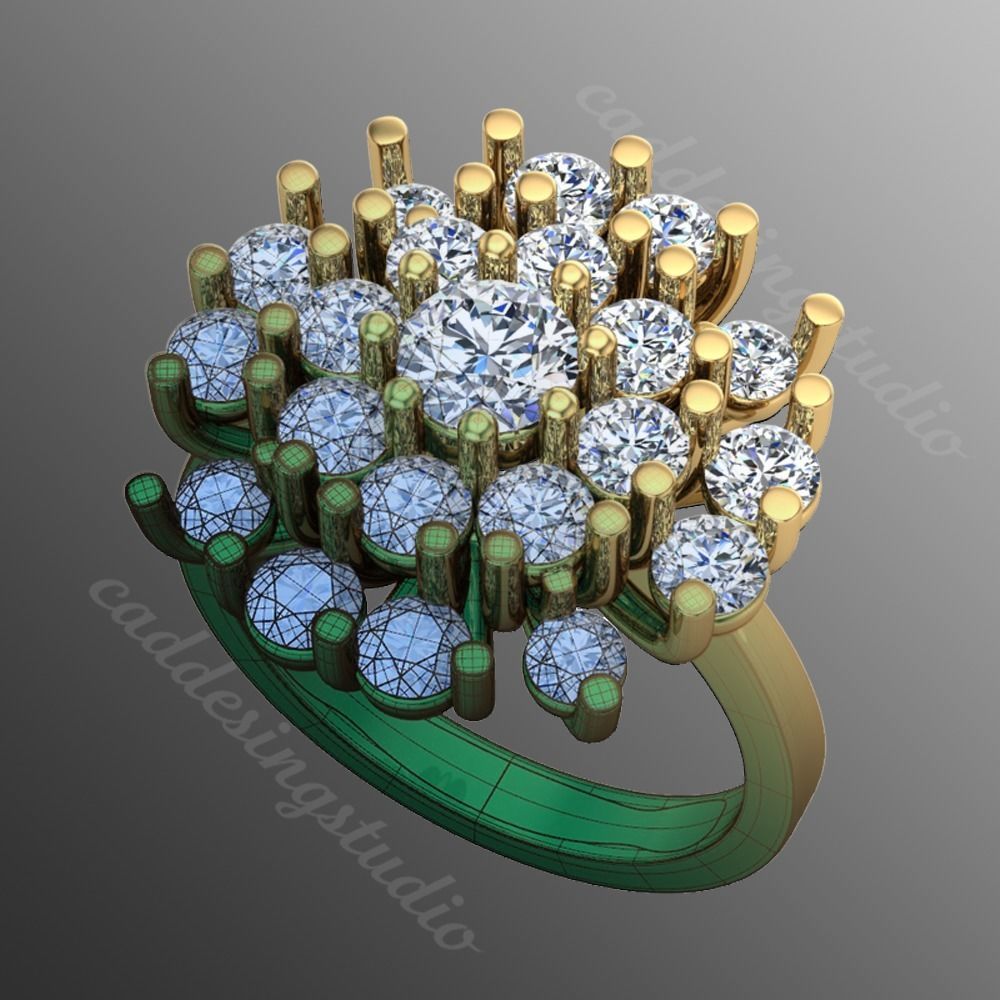 Ring bi 61 3D print model_1