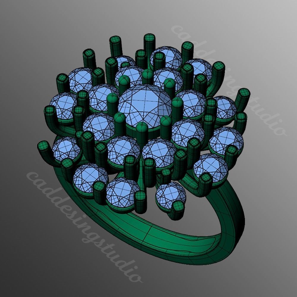 Ring bi 61 3D print model_2