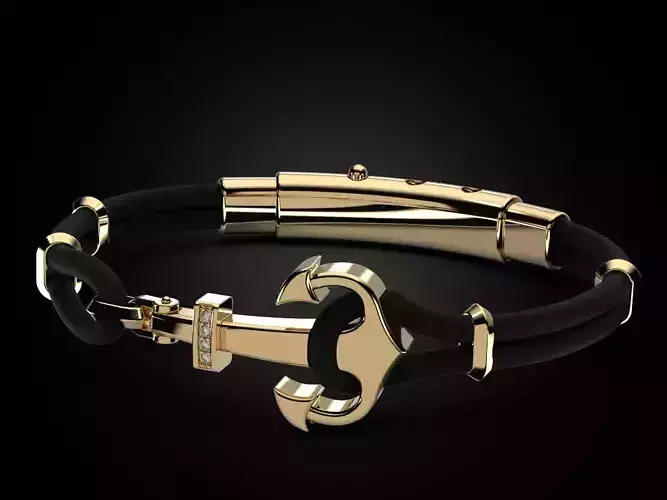 Stylish bracelet Anchor 523 3D print model