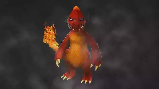 Charmeleon Pokemon  Print 3D 3D print model