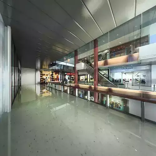 Shopping Mall Interior 3 3D model