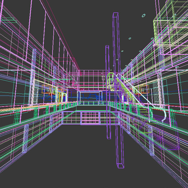 Shopping Mall Interior 3 3D model_8