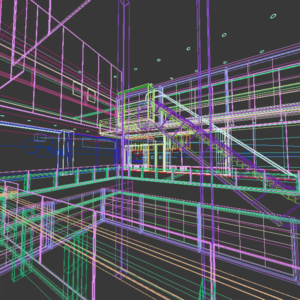 Shopping Mall Interior 3 3D model_9