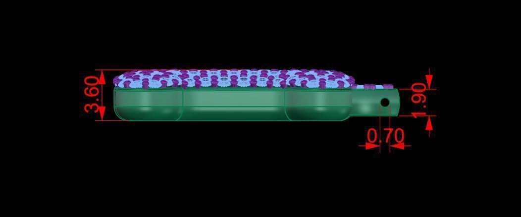 Alphabet Bubble I 3D print model_13