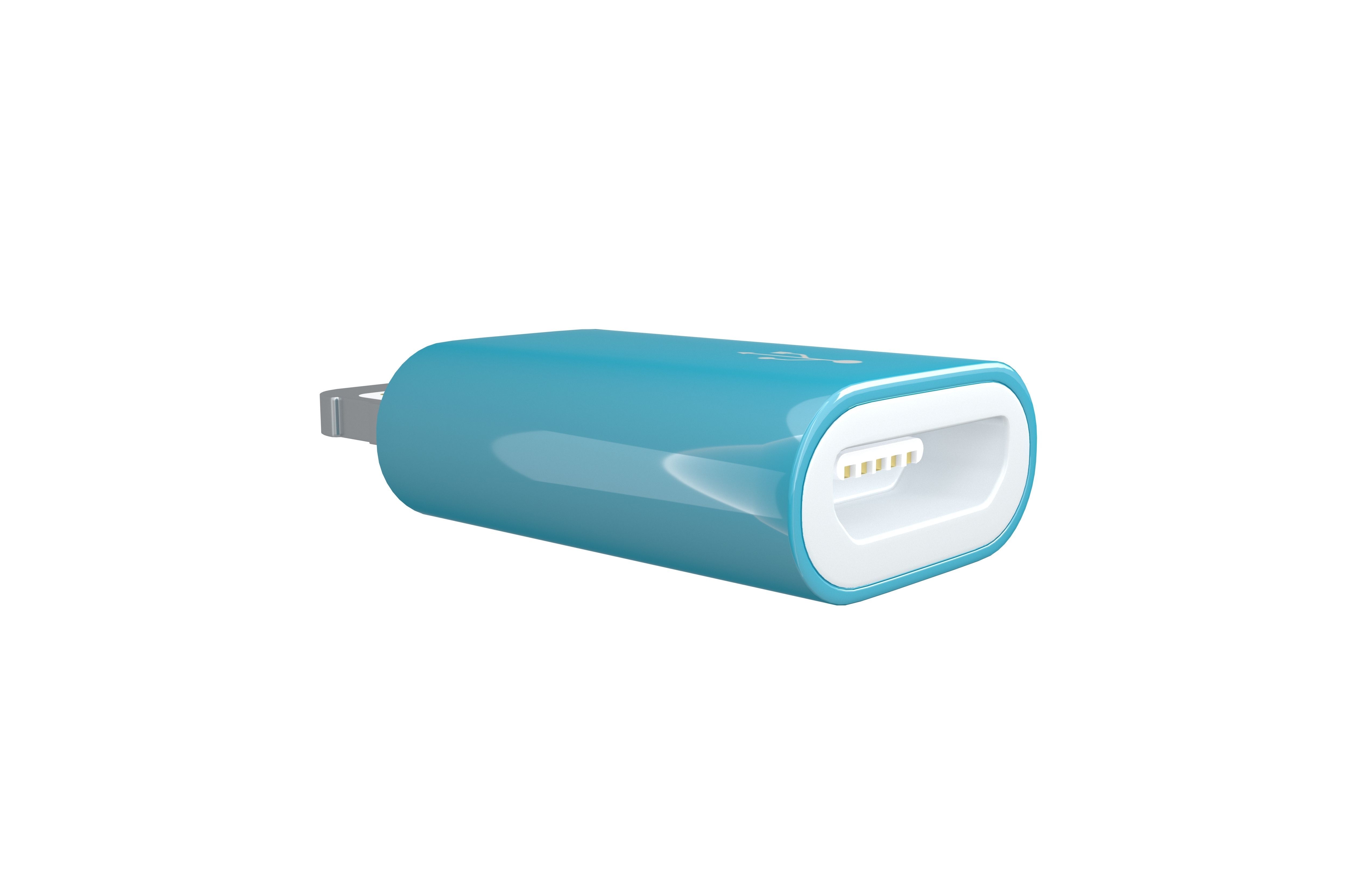 Lightning to Micro USB Converter v1 004 Low-poly 3D model_2