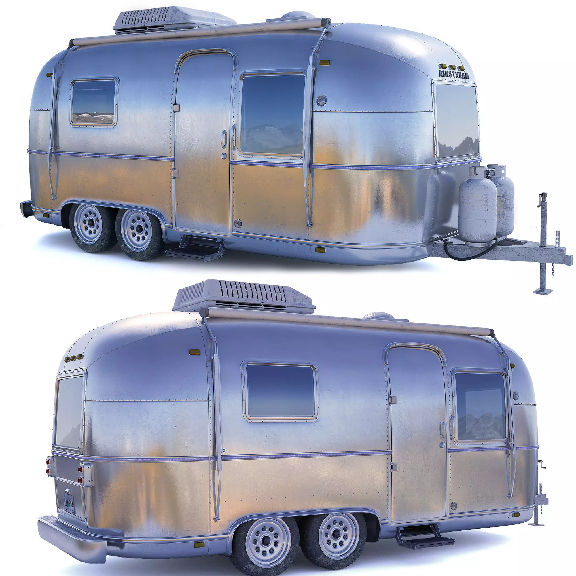 airstream trailer 3D model