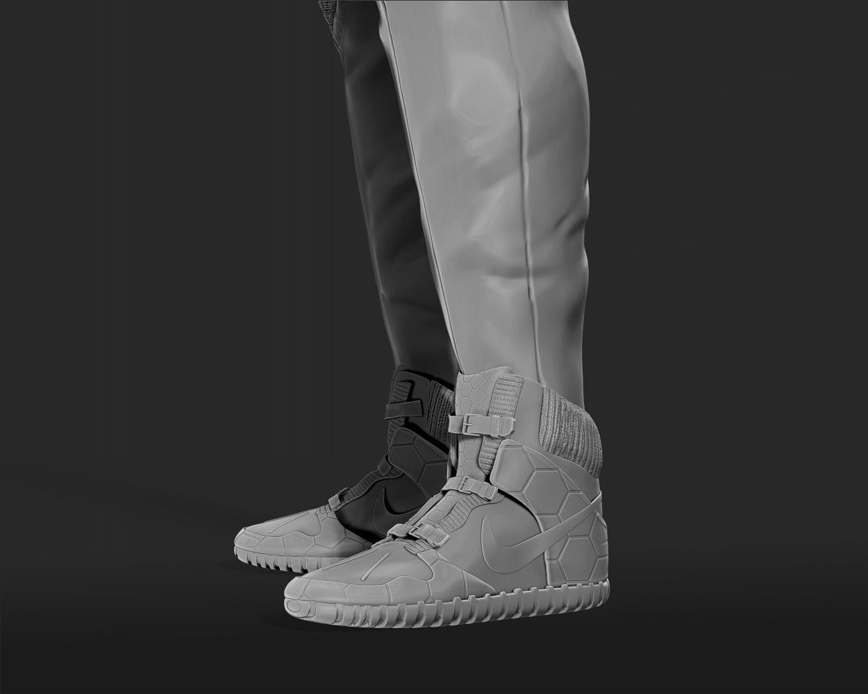 Futuristic Male Character 3D model_13