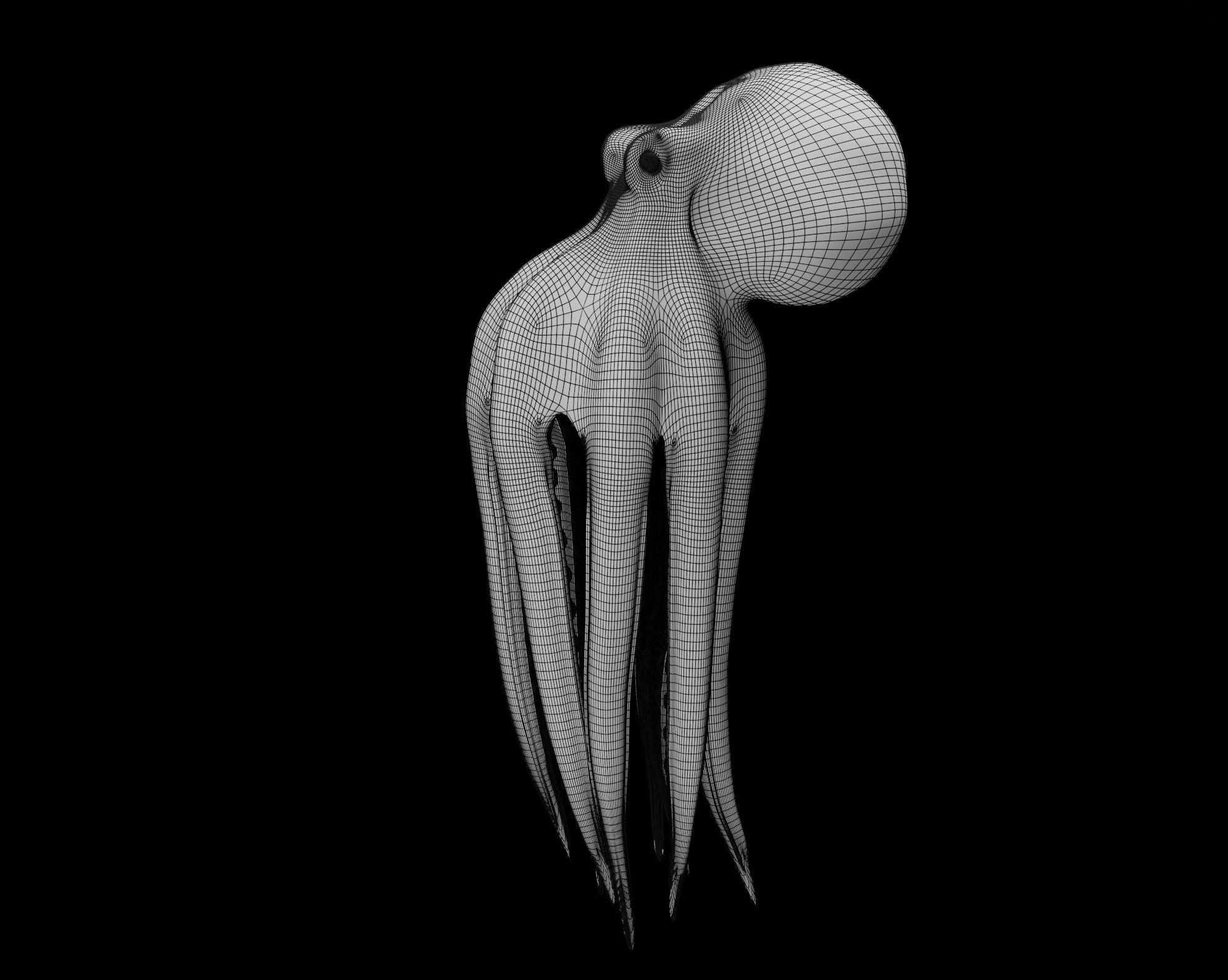 Animated Octopus 3D model_49